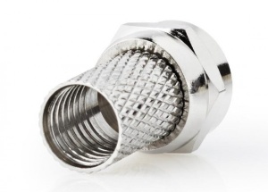 CON-FC-001 ** F muski konektor za RG6 kabl, 6.6mm, Zinc Alloy min.25kom (10,4) - Img 3