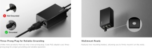 Cudy POE48-18W,Gigabitni pasivni PoE adapter,10/100/1000 Mbps - Img 2
