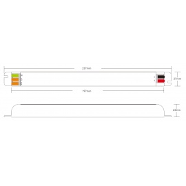 DAWN LED NAPAJANJE SLIM 24V 200W 200WHH-24 - Img 3