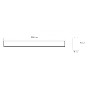 DAWN LED SVETILJKA LT-T-020 50/55/60/63W CCT CRNA 1,5 met - Img 2