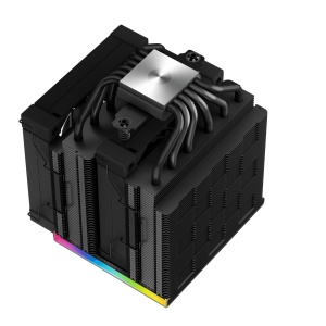 DeepCool AK620 Digital 6xHeat Pipe, Real-Time CPU Screen, 260W 2x120mm 1850rpm 69CFM Black Intel/AMD - Img 2