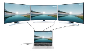 Docking station Manhattan 12in1 USB-C 100W-2xHDMI/DP/GLAN/3xUSB/USB-C 190305 - Img 4