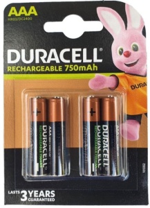 DURACELL 750 mah Punjiva R3 AAA baterija 4 komada u pakovanju