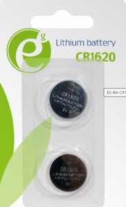 EG-BA-CR1620-01 ENERGENIE CR1620 Lithium button cell 3V PAK2 - Img 1