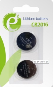 EG-BA-CR2016-01 ENERGENIE CR2016 Lithium button cell 3V PAK2 (cena po kom.) - Img 2