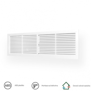 ERA ZALUZINA 4513RP BELA (455x133 mm) - Img 2