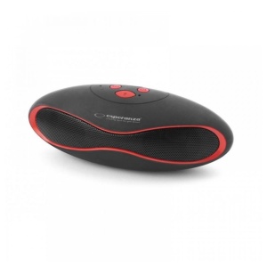 ESPERANZA EP117KR BEZICNI ZVUCNIK BLUETOOTH, MIKRO SDMP3 PLAYR CRNO-CRVENI - Img 2