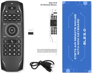 GMB-G7BTS AIR MOUSE Android TV Box Remote Control, Unique Design, Mini keyboard - Img 2