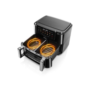 HAEGER AF-D10.010B FRITEZA NA TOPAO VAZDUH DIGITALNA 10,5L 2 POSUDE - Img 2