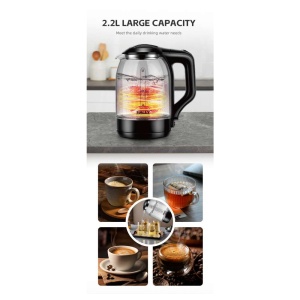 HALEY HY8852 STAKLENI KETLER 2.2L - Img 3