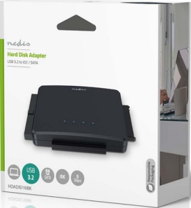 HDADIS110BK USB3.2 za 2.5-3.5 HDD, IDE + SATA Adapter - Img 2