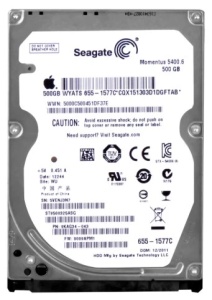 HDD 2.5 * 500GB ST9500325ASG SEAGATE 5400rpm 8mn SATA 9.5mm