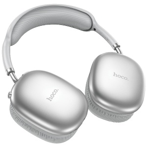 hoco. Bežične stereo slušalice, Bluetooth, do 45h rada, mikrofon - W35 Air Triumph Silver - Img 2