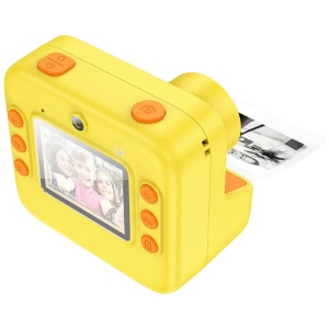 hoco. Deèija kamera sa štampaèem, 2 inèa IPS LCD, 720p, microSD - DV200 Yellow - Img 2