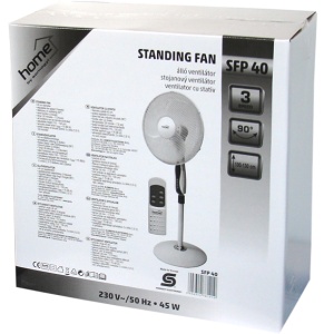 home Ventilator sa postoljem, daljinski upravljač, 130 cm, 45W - SFP 40 - Img 2