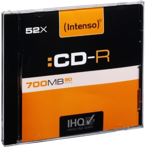 (Intenso) CD-R 700MB (80 min.) pak. 10 komada Slim Case - CD-R700MB/10Slim - Img 2