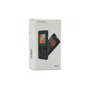 IPRO A30 black Feature mobilni telefon 2G GSM/LCD/1000mAh/32MB/Dual-SIM/Srpski jezik - Img 2