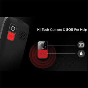 IPRO Senior F188 black Feature mobilni telefon 2G/GSM/1000mAh/32MB/DualSIM/Srpski jezik - Img 4