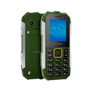 IPRO Shark II green Feature mobilni telefon 2G/GSM/DualSIM/IP67/2500mAh/32MB/Srpski - Img 1