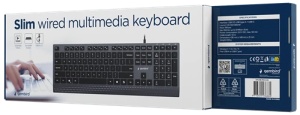 KB-MCH-06 Multimedijalna Slim tastatura US-international - Img 3