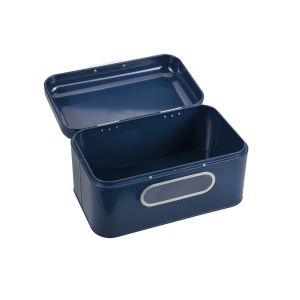 KESPER KSP18051 KUTIJA ZA HLEB METALNA 30X18X15CM PLAVA - Img 2