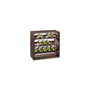 KESPER KSP69243 POLICA ZA VINO BOROVO DRVO FSC 15 FLAŠA 50X50Y28CM - Img 2