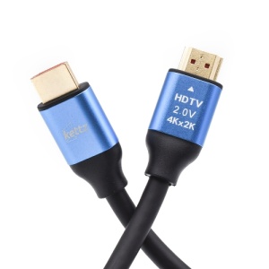 Kettz KT-HK2.0-1M HDMI kabl V2.0 gold 1m