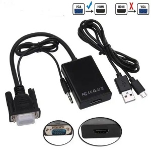 Kettz VGA na HDMI Konvertor + audio 3.5mm V2H - Img 3