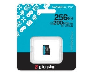 KINGSTON Memorijska kartica U3 V30 microSDXC 256GB Canvas Go Plus 200MB/s A2 SDCG4/256GBSP