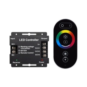 Kontroler za RGB LED trake, touch daljinski 360W