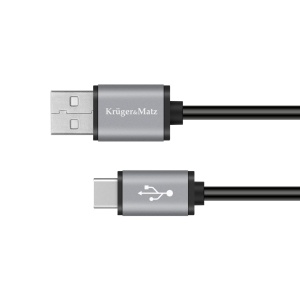 KRUGER&MATZ USB-A na USB-C kabl za punjenje i prenos podataka, dužina 1 m, model KM1239