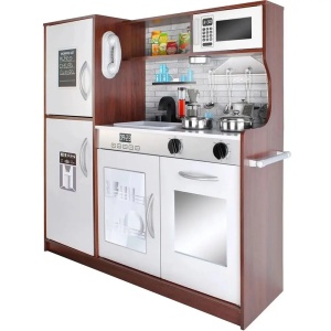 Kruzzel Dečija Drvena Kuhinja 80x80,5x24cm - Img 3