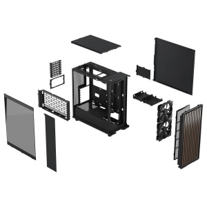 Kućište Fractal Design North Charcoal Black TG Dark, FD-C-NOR1C-02 - Img 4