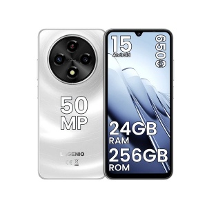 Lagenio A12 Pro pearl white 4G/Octa-Core/6.9" HD+/120Hz/8GB+256GB/50MP/8MP/6500mAh/Android15