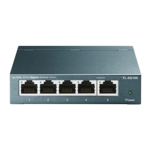 LAN Switch TP-LINK TL-SG105 Gigabit 10/100/1000Mbps metal - Img 1