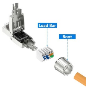 LAN UTP KONEKTOR CAT6A STP 40S1C6A - Img 1