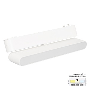 LED magnetna svetiljka CCT ULTRA SLIM FMS1101-12 WH