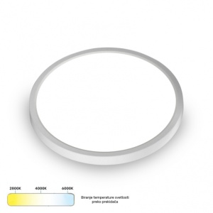 LED PLAFONJERA LV 18W 2800K/4000K/6000K BELA - Img 3