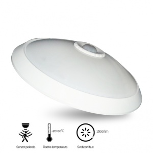 LED PLAFONJERA SENZOR 1030 18W 6500K 1600lm (AD7061)