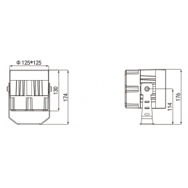 LED REFLEKTOR JM-4707 32W 4000K SIVI IP66 - Img 4