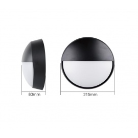 LED SVETILJKA BL4 OKRUGLA 14W 4000K IP54 CRNA - Img 3