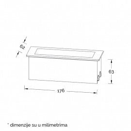 LED SVETILJKA JM-073 ZIDNA 6.5W 3000K IP65 ANTRACIT - Img 3