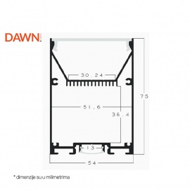 LED SVETILJKA LT-T-020-B 40W 4000K BELA 1,2 met - Img 4