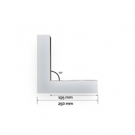 LED SVETILJKA LT-T-020-B L(90°) 12W 4000K CRNA - Img 4