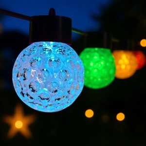 LED svetleći niz 9m, 20 RGB kugli - Img 2