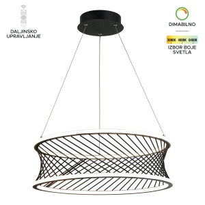 LED viseća lampa F2074-40V BK - Img 2