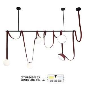 LED viseća lampa FK2100-20V BK/BR