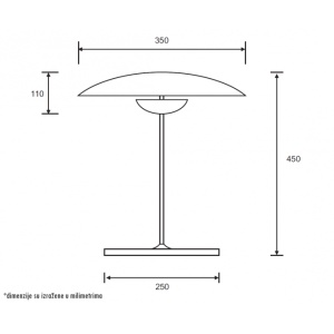 LUNA 304 STONA LAMPA 12W 3000K