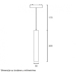 MAGNETIC SLIM VISILICA LED26-D300 6W 3000K 24° 48V DC BELA