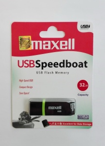 Maxell usb speedboat 2.0 black 32gb